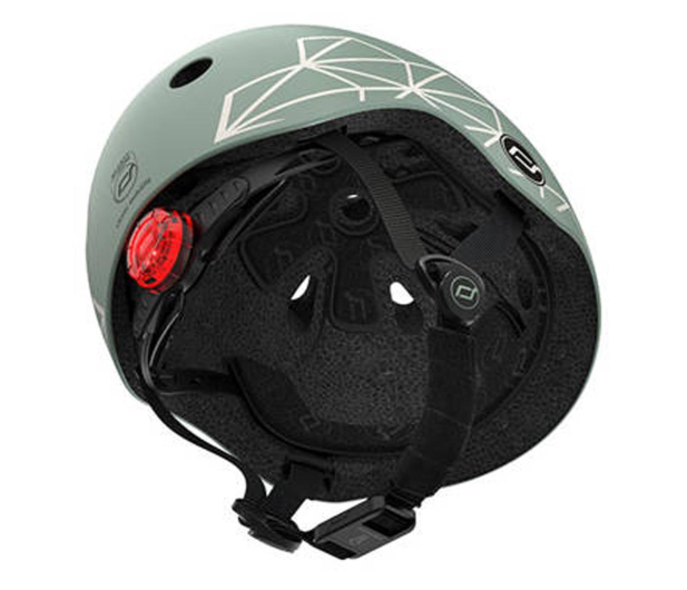 Scoot & Ride Kask Ochronny XXS-S dla dzieci 1-5 lat Green Lines - 1039896 - zdjęcie 8